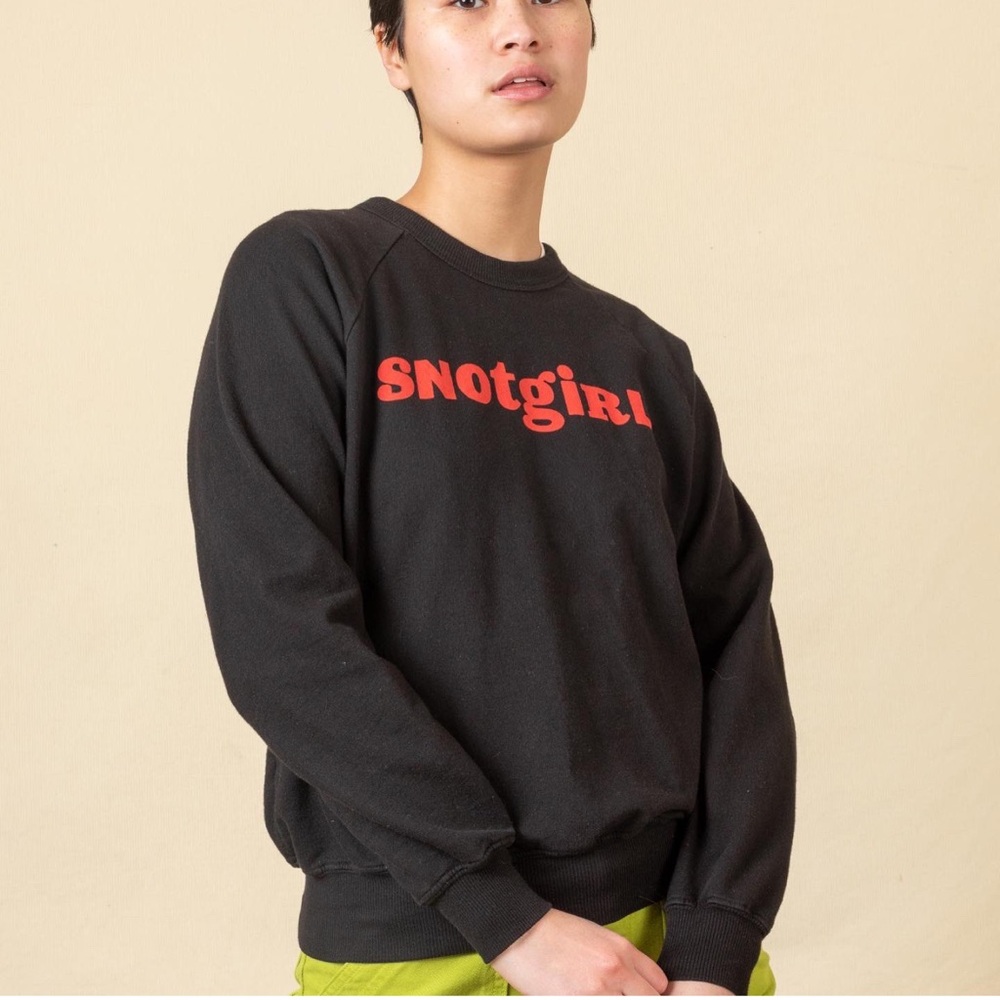 NWOT SUPER RARE SNOTGIRL Big Bud Press Crewneck sweatshirt LARGE